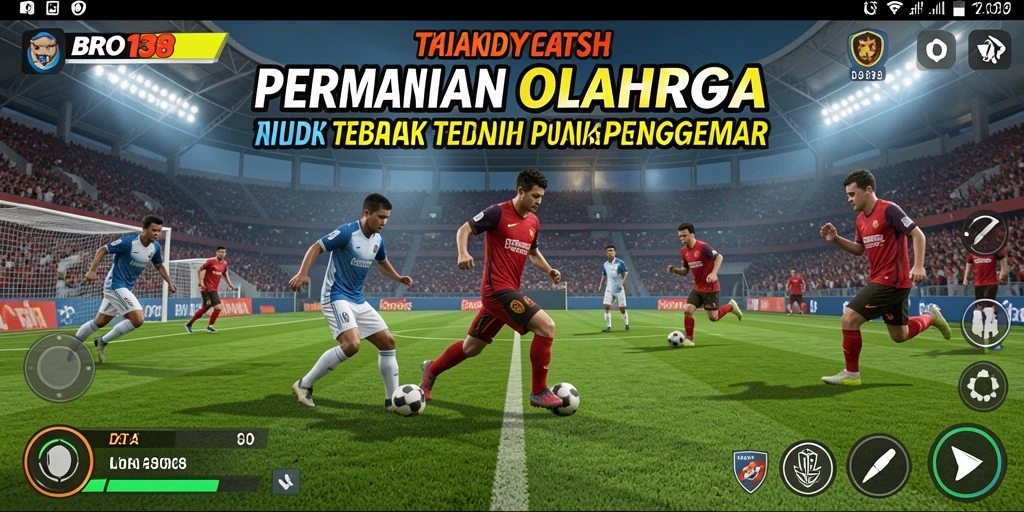Tampilan gameplay seru dalam BRO138 dengan aksi olahraga yang mendebarkan.