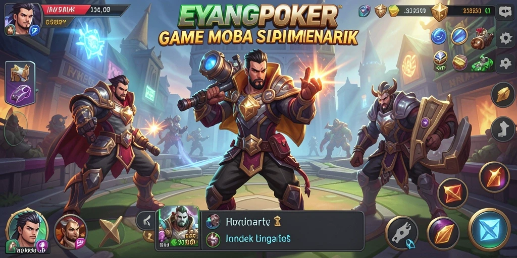 Tangkapan layar menunjukkan aksi intens di arena <strong>EYANGPOKER</strong>.