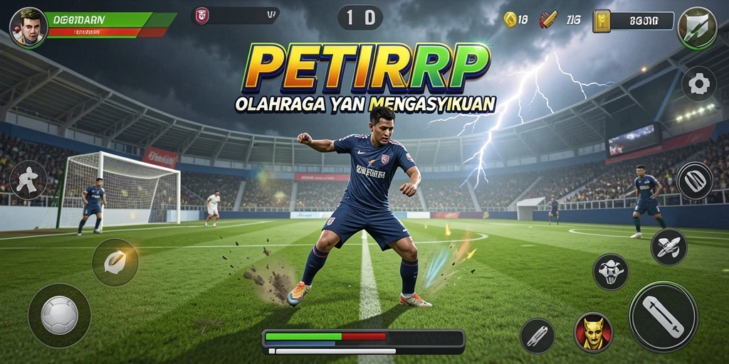 Gameplay seru dari PETIRRP yang menampilkan aksi olahraga.
