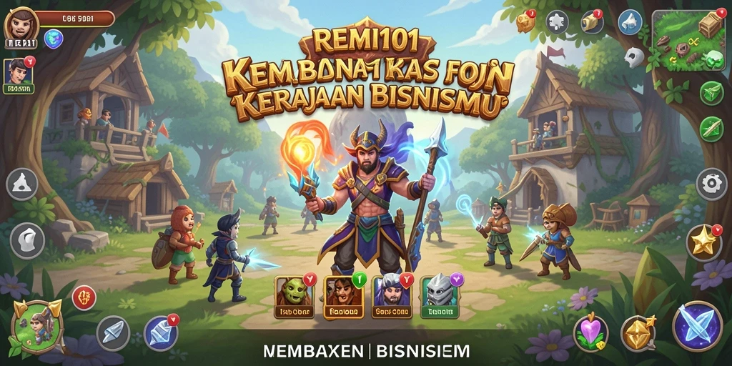 Tampilan gameplay yang seru dan dinamis di REMI101.